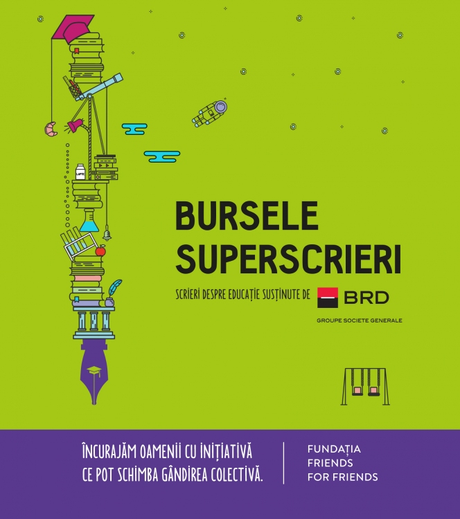 Modele de reformare a școlii românești - Bursele Superscrieri/BRD oferă 6.000 de euro pentru proiecte jurnalistice despre educaţie