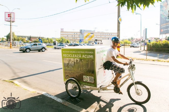 ViitorPlus și Kaufland România extind infrastructura de reciclare gratuită a hârtiei la o rețea de 300 de scări de bloc din Capitală