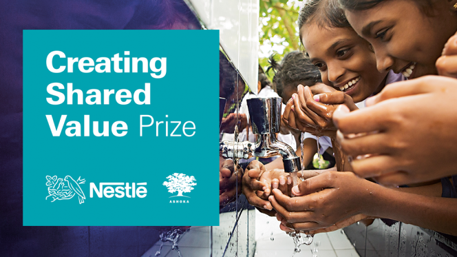 Ashoka în parteneriat cu Nestle lansează Creating Shared Value Prize în valoare de 500,000 franci elvețieni