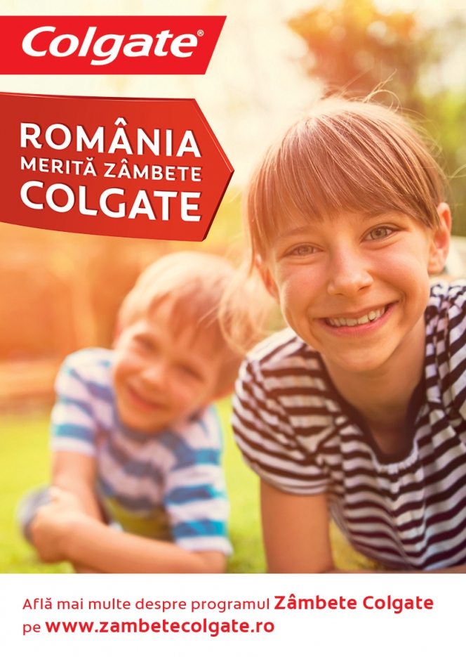 România merită zâmbete Colgate //  Colgate și Crucea Roșie oferă consultații stomatologice gratuite pentru elevi din 20 de orașe