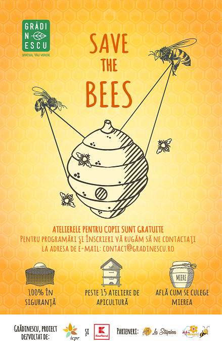 Kaufland România organizează ateliere de apicultură pentru copii, în cadrul proiectului „Grădinescu”