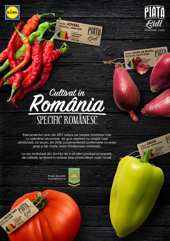 Gustul legumelor de altă dată ajunge în comerțul modern prin proiectul ”Cultivat în România, specific românesc”