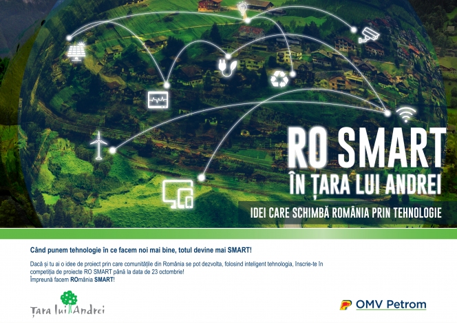 Se lansează „RO SMART în Țara lui Andrei”, competiția națională de proiecte care schimbă România prin tehnologie