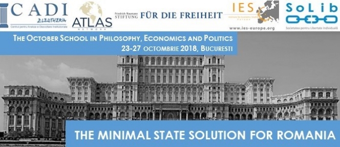 Școala de Toamnă în Filosofie, Economie și Științe Politice: Statul minimal ca soluție pentru România
