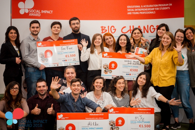 I'm Fine, enJOY & iReUse, câștigătorii Social Impact Award România 2018