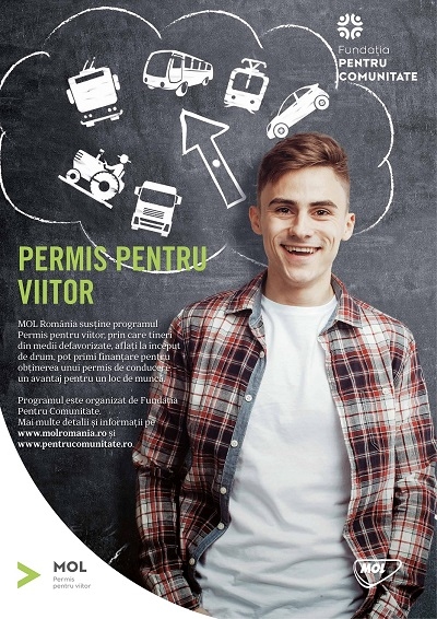 MOL România oferă „Permis pentru viitor” tinerilor defavorizați