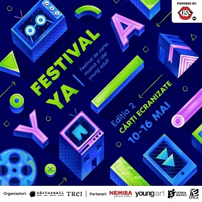 Cartea și filmul își dau întâlnire în FestivalYA, primul festival de carte și idei Young Adult din România