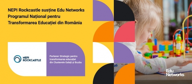 NEPI Rockcastle susține Programul Național pentru Transformarea Educației din România și donează 75.000 de euro pentru școlile din Galați și Buzău