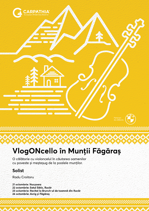 VlogONcello duce acordurile violoncelului în comunitățile Munților Făgăraș