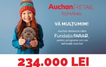 Peste 30.000 de români au cumpărat castorul de pluș Titi din magazinele Auchan, donând aproximativ 50.000 de euro pentru copiii din medii defavorizate