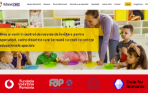 Platforma Eduacces.ro sprijină elevii cu cerințe educaționale speciale să se integreze în școlile de masă