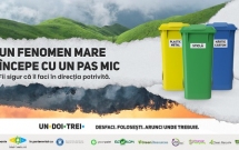 Peste 5 milioane de cetățeni au fost informați despre colectarea separată a deșeurilor de ambalaje prin intermediul campaniei Un’ Doi Trei