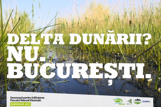 Share/like and sign in pentru Parcul Natural Vacaresti