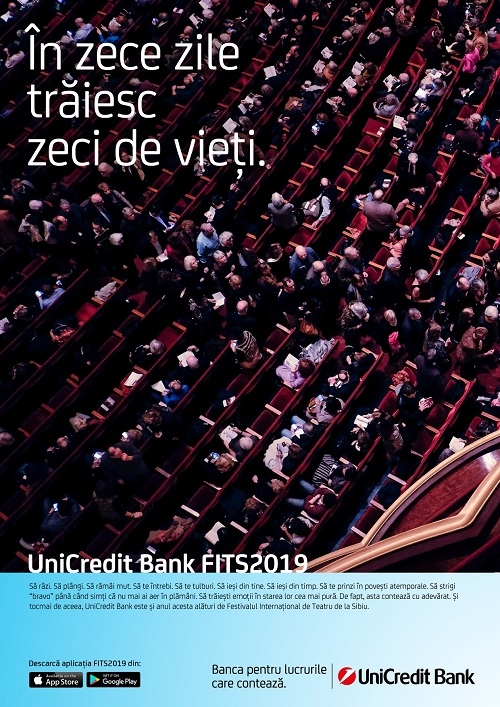 UniCredit Bank susține Festivalul Internațional de Teatru de la Sibiu pentru al 16-lea an