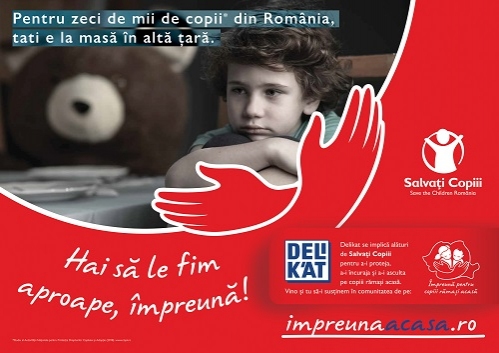 „Împreună Acasă”, o campanie Delikat şi Salvaţi Copiii pentru susţinerea copiilor rămaşi singuri acasă