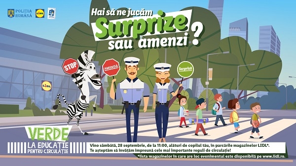 Lidl și Poliția Română dau „Verde la educație pentru circulație”