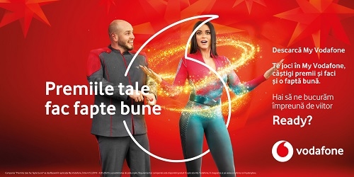 Vodafone România lansează o nouă campanie care oferă utilizatorilor posibilitatea de a dona către patru cauze sociale