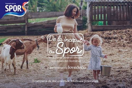 Primul brand de vopsea lavabilă românească susține proiectele de relocare în România, parte din fenomenul social al migrației de la oraș la sat „De la început cu SPOR!”