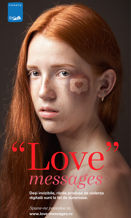 Fundația Sensiblu lansează platforma www.love-messages.ro  ca parte din campania de conștientizare a violenței online