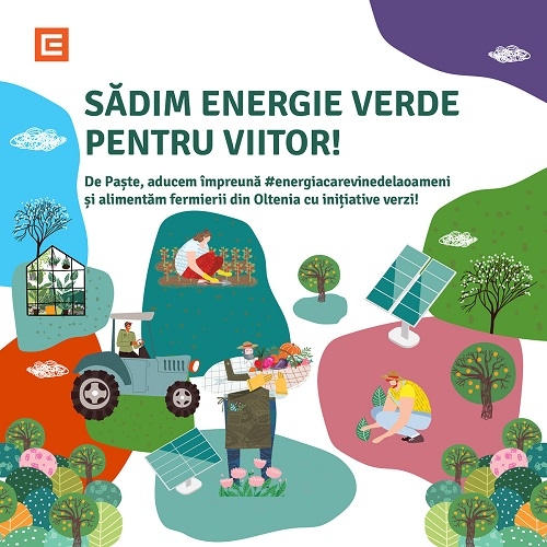 CEZ, alături de partenerii săi, sădește energie verde pentru viitor, în valoare de 15 000 euro, în gospodăriile unor mici fermieri din județele Dolj și Olt