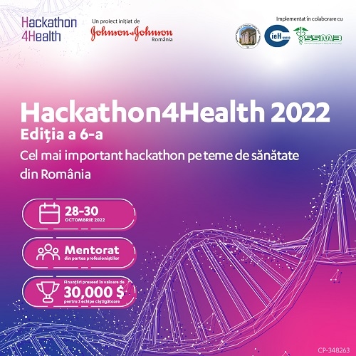 Johnson & Johnson România dă startul înscrierilor pentru Hackathon4Health 2022