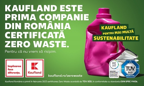 Kaufland devine prima companie din România certificată Zero Waste