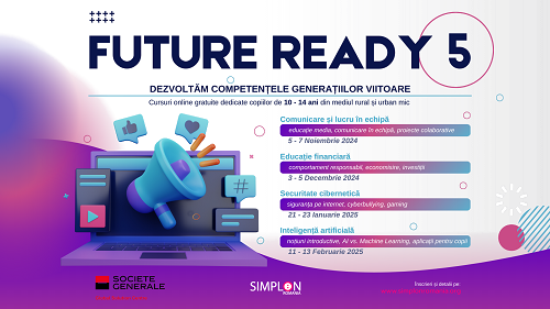 Future Ready a ajuns la ediția 5.0 și continuă să le ofere copiilor o șansă la o educație mai bună