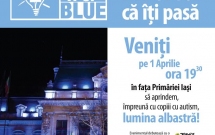 Primăria Iași se va ilumina în albastru pe 1 și 2 Aprilie
