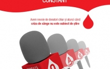 Microfoanele jurnaliștilor devin voce pentru nevoia de sânge în România