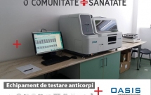 Un nou echipament de testare, pentru anticorpi, instalat la Spitalul Județean Sibiu