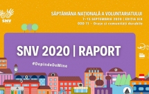Peste 5000 de ore de voluntariat într-o săptămână. Bilanț SNV 2020