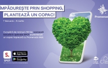 Promenada Mall București lansează în parteneriat cu Viitor Plus campania „Împădurește prin Shopping, plantează un copac!”