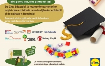 Ziua Educației: În anul școlar 2021-2022, peste 60.000 de elevi nu au abandonat școala datorită programelor sprijinite de Lidl România