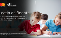 Mastercard și Junior Achievement lansează  „Lecția de finanțe”, un program național de educație financiară, pentru profesorii din învățământul gimnazial