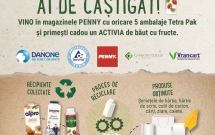 Danone România și PENNY invită consumatorii să colecteze ambalaje Tetra Pak în toate magazinele retailer-ului din țară