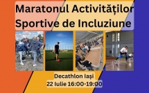 "Maratonul Incluziunii prin Sport pentru Persoane cu Deficiențe de Vedere"