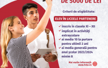 Burse de 5000 de lei pentru elevii de excepție din liceele cu profil tehnic și real din Buzău