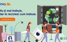 ING Bank România și Viitor Plus lansează un instrument util persoanelor care vor să recicleze piese de mobilier și alte obiecte voluminoase