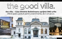 the villa. – Casa Dimitrie Bolintineanu sprijină ONG-urile: Oferă spațiu gratuit pentru evenimente, de 4 ori pe an