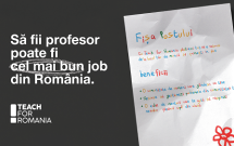 TEACH FOR ROMANIA ÎNCEPE RECRUTAREA GENERAȚIEI A 12-A DE PROFESORI-SOLUȚIE.