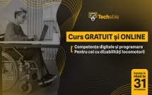 Ultimele zile de înscrieri în Techable, programul dedicat persoanelor cu dizabilități locomotorii care vor o carieră în IT