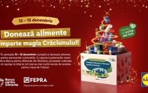 Lidl România organizează cea de-a unsprezecea colectă de alimente și invită clienții să sprijine comunitățile defavorizate din România de sărbători